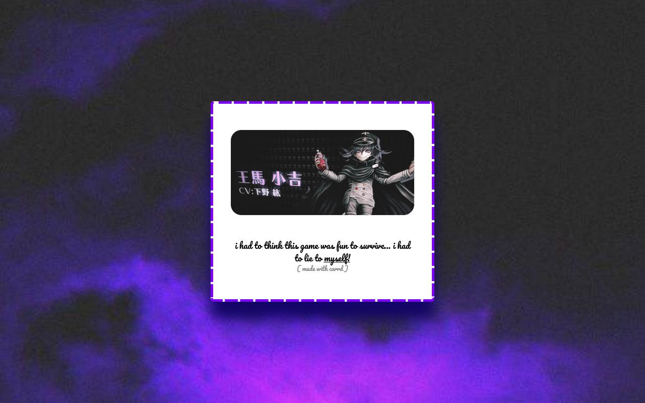 Carrd profile picture for @dictator